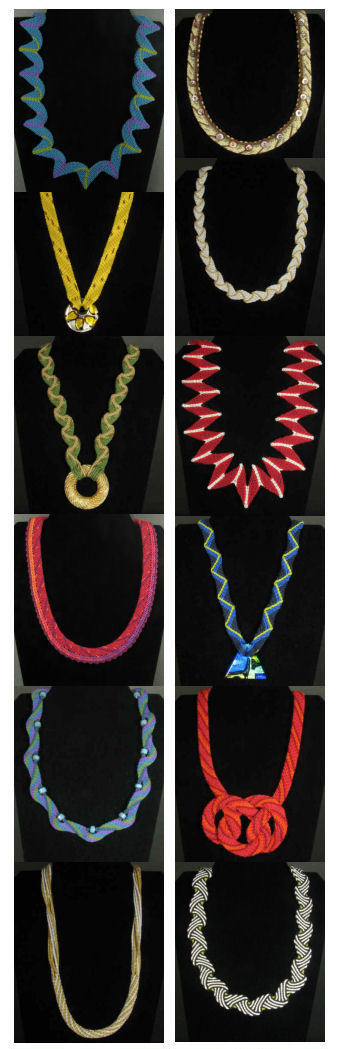 Ply-split Braided Necklaces