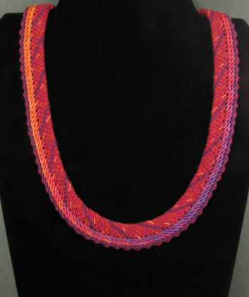 "PopsicleTwist" Ply-split Braiding Necklace