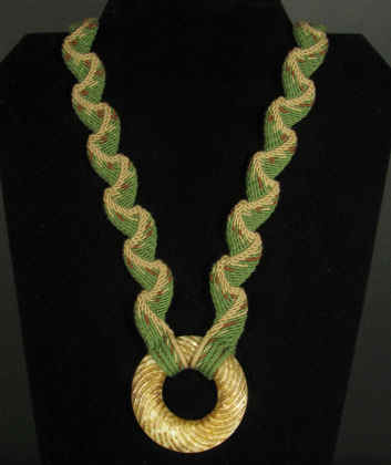 Ply Split Braiding Necklace 38
