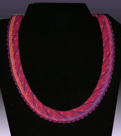 "PopsicleTwist" Ply-split Braiding Necklace