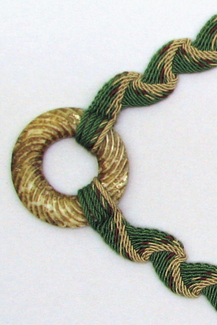 Ply split braiding necklace