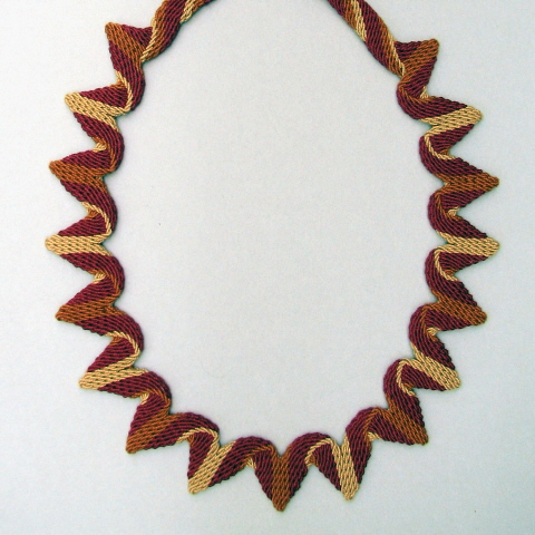 Ply split braiding necklace