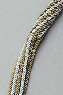 Ply split braiding necklace