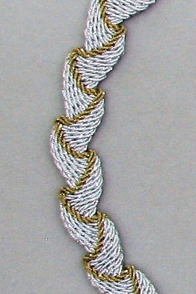 Ply split braiding necklace