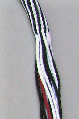 Ply split braiding necklace